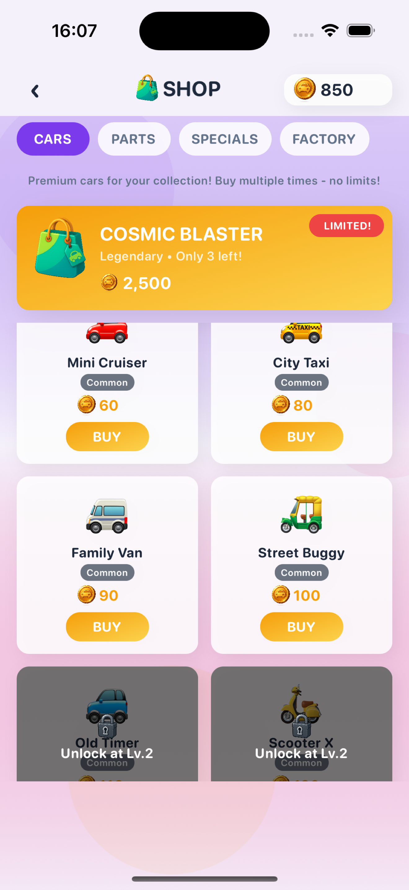 Merge Car Master: daily challenge, shop, or progression moment
