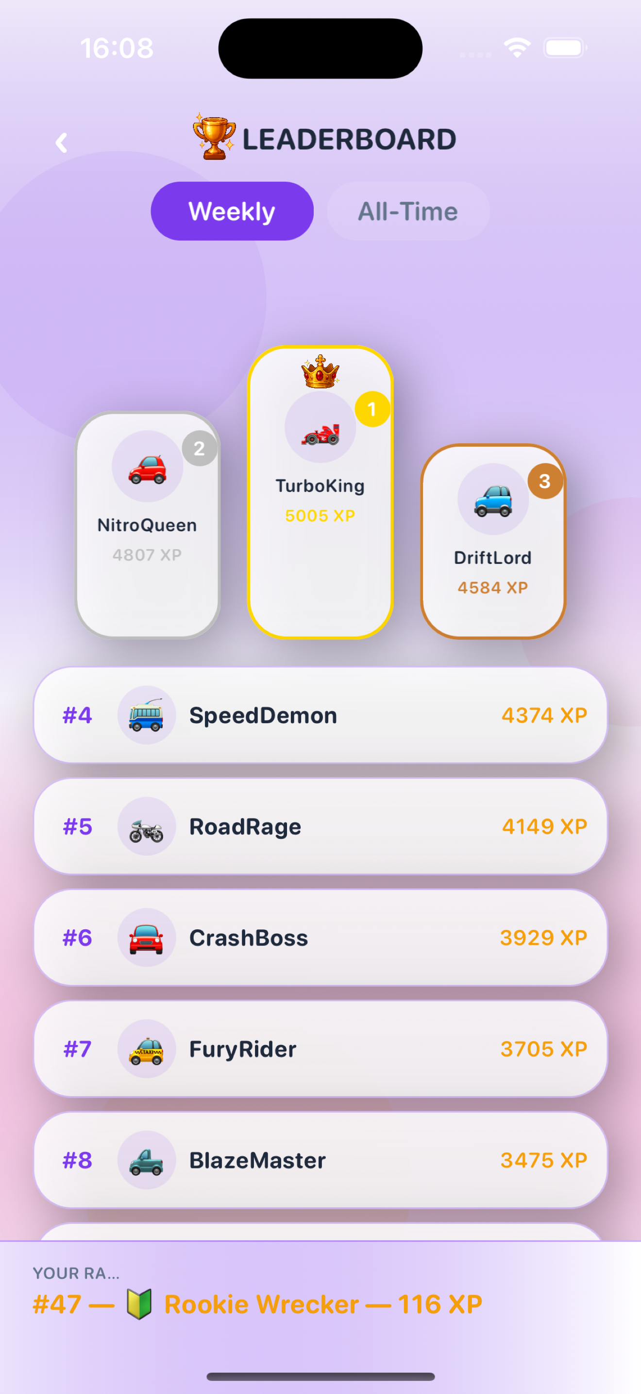 Merge Car Master: mid-game menu or secondary flow